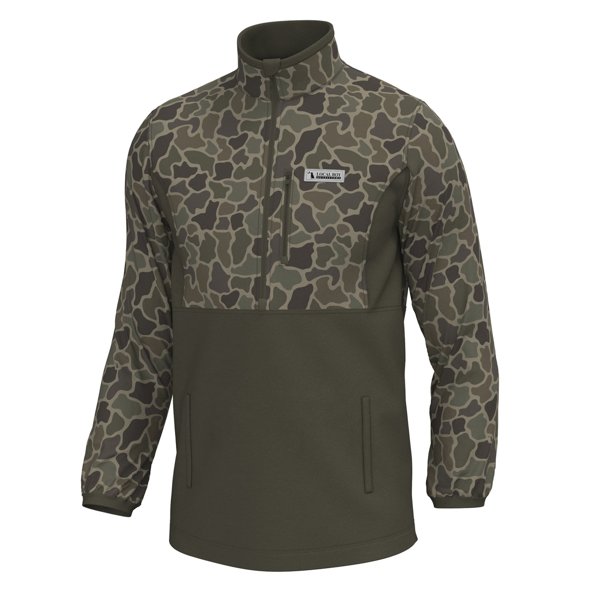 Fielder 2.0 Quarter-Zip Pullover - Brush Camo