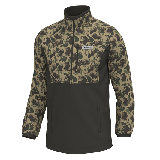 Fielder 2.0 Quarter-Zip Pullover - Retro Camo