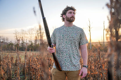 Short Sleeve Heather Performance Shirt - DC Dog & Moon Camo