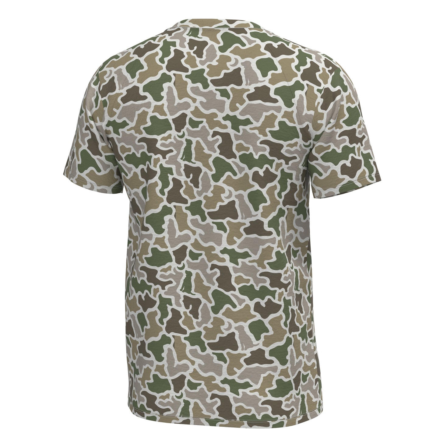 Toddler Short Sleeve Heather Blend Crew - DC Dog & Moon Camo