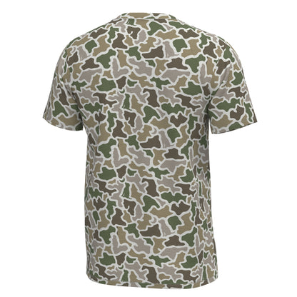 Toddler Short Sleeve Heather Blend Crew - DC Dog & Moon Camo