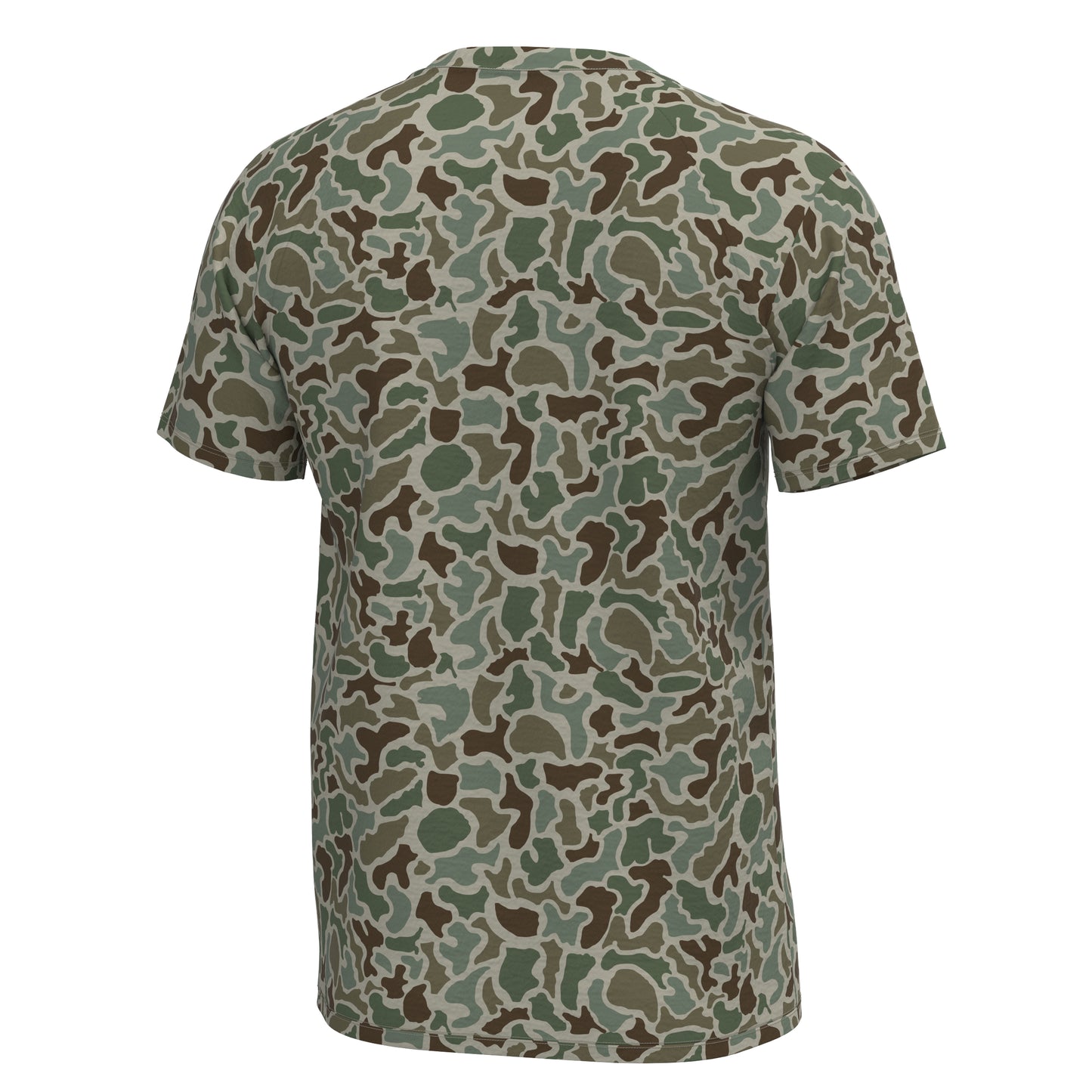 Toddler Short Sleeve Heather Blend Crew - Localflage Forest