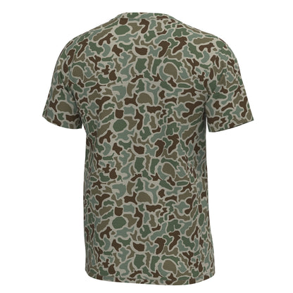 Toddler Short Sleeve Heather Blend Crew - Localflage Forest