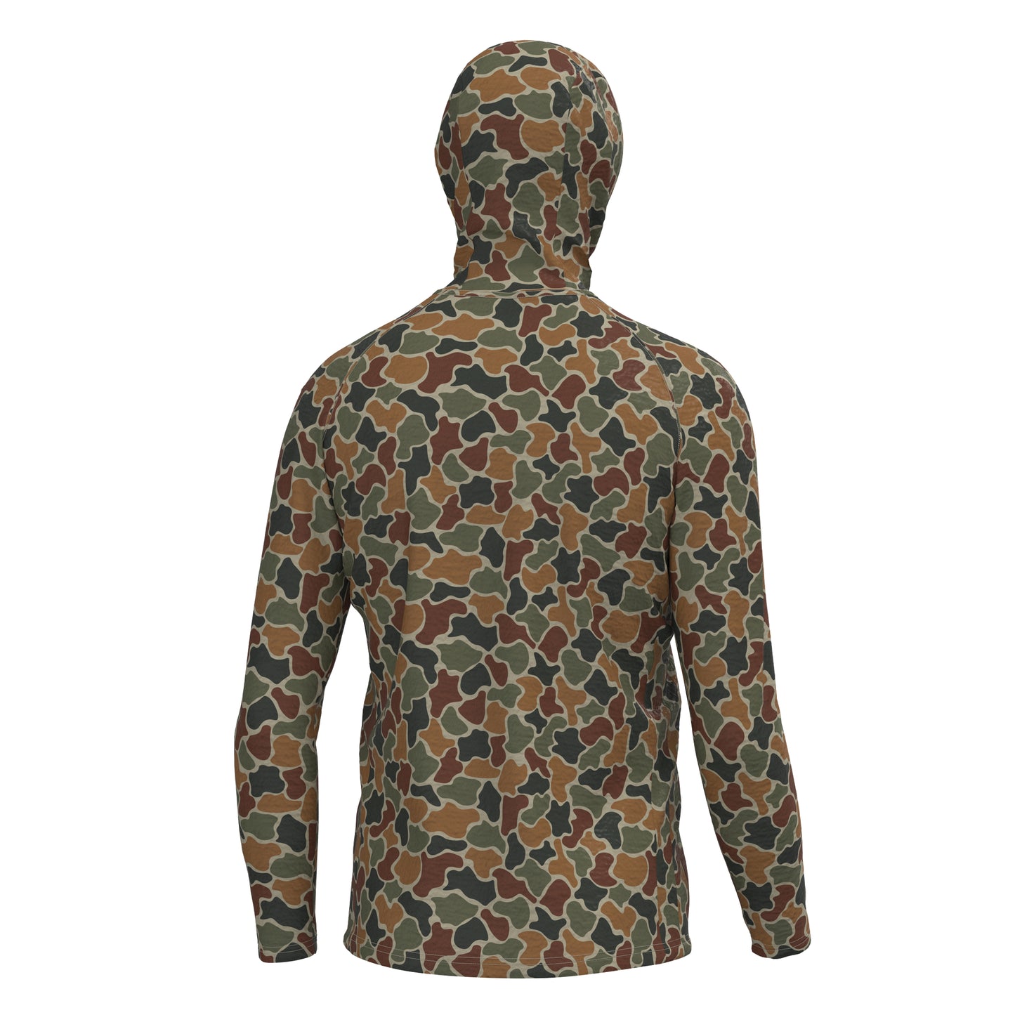 Heather Blend Hoodie - Forest Camo Autumn