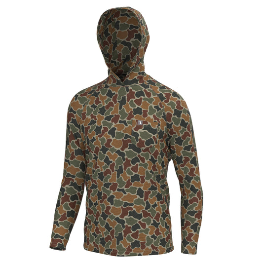 Heather Blend Hoodie - Forest Camo Autumn