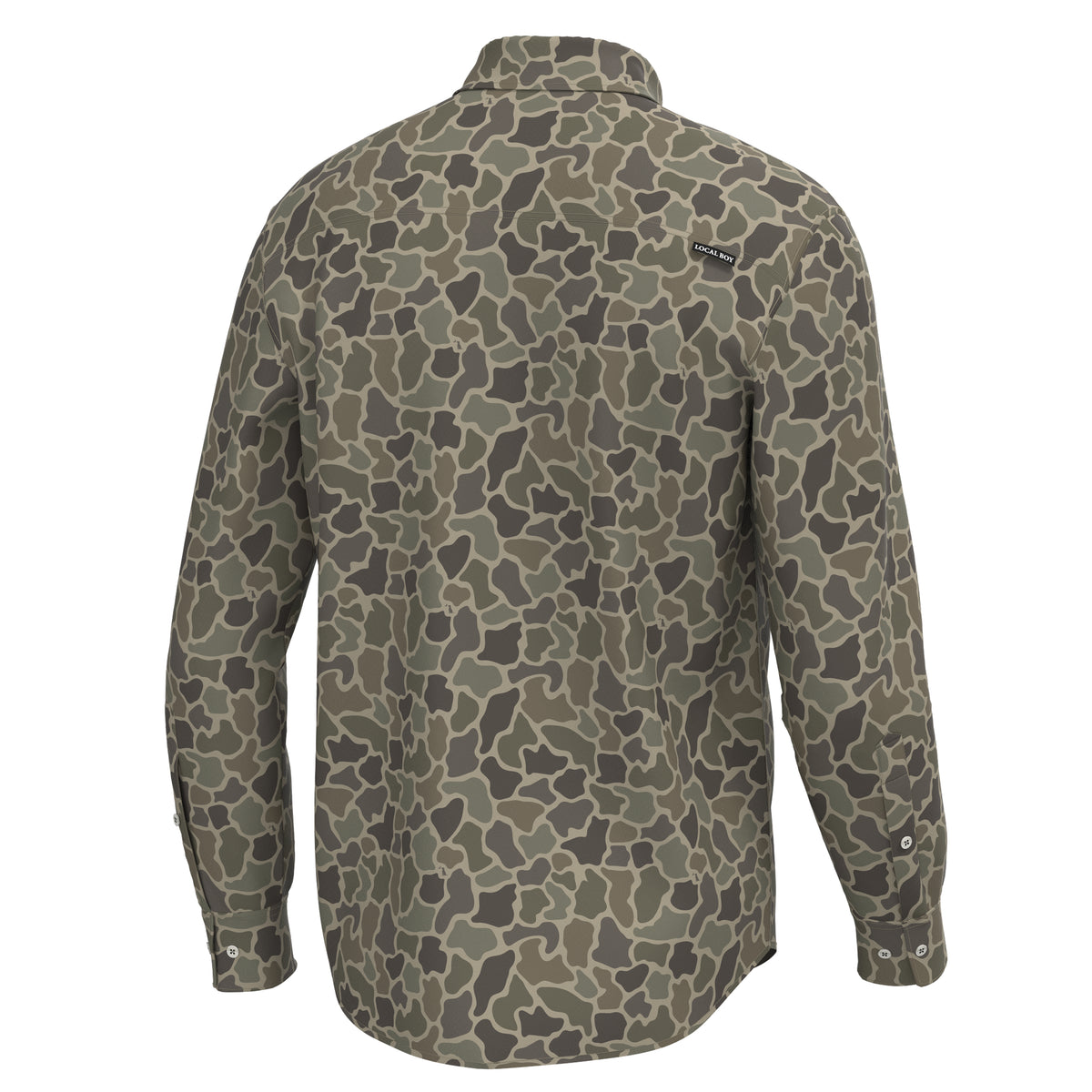 Camo Button Up - Brush Camo