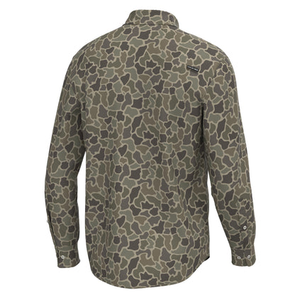 Camo Button Up - Brush Camo