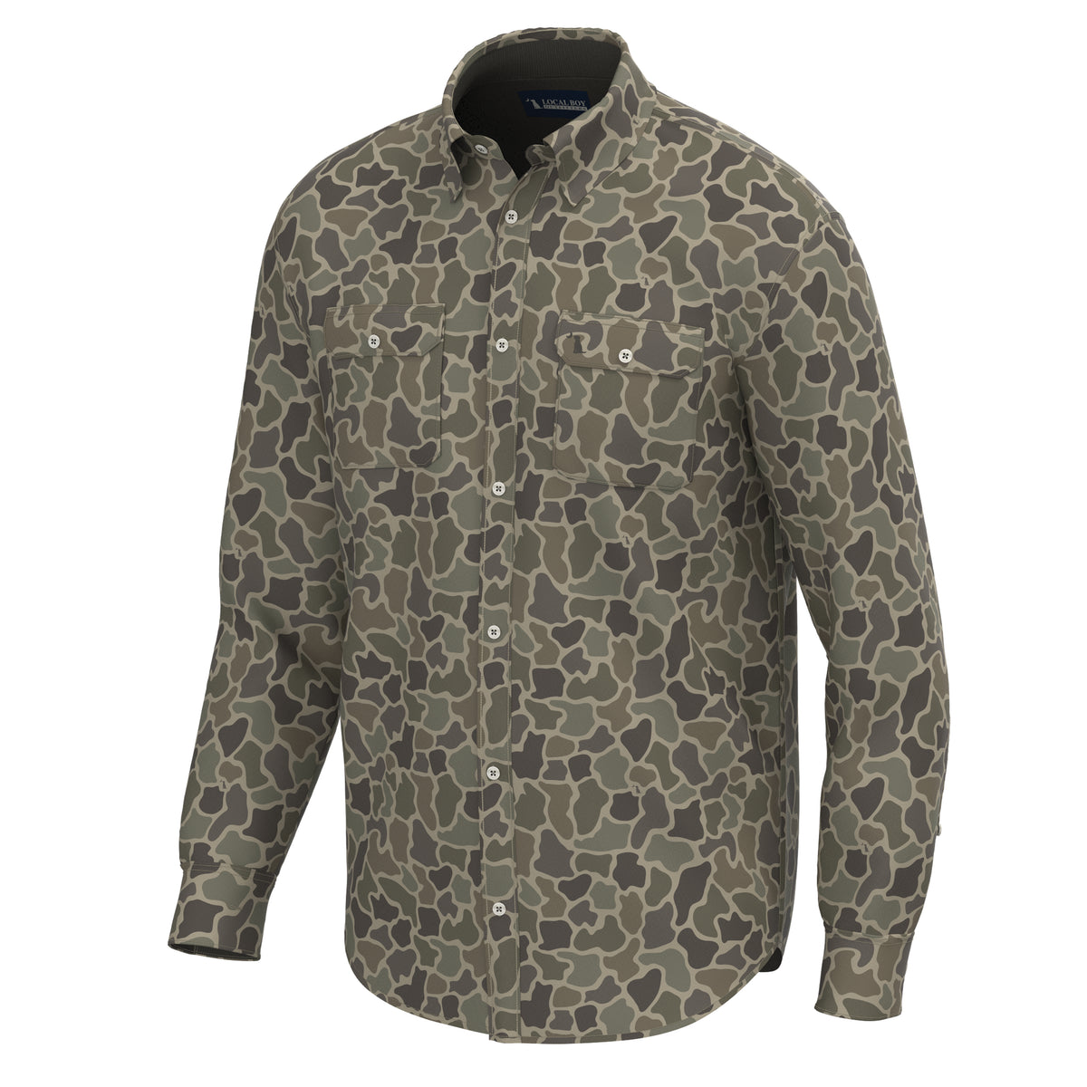Camo Button Up - Brush Camo
