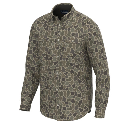 Camo Button Up - Brush Camo