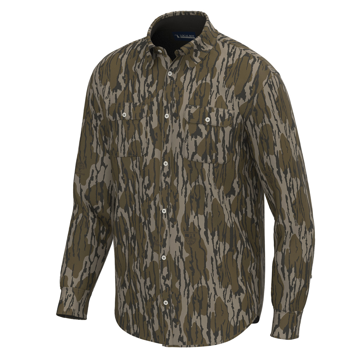 Camo Button Up - Mossy Oak Original Bottomland