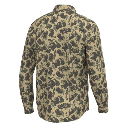 Camo Button Up - Retro Camo