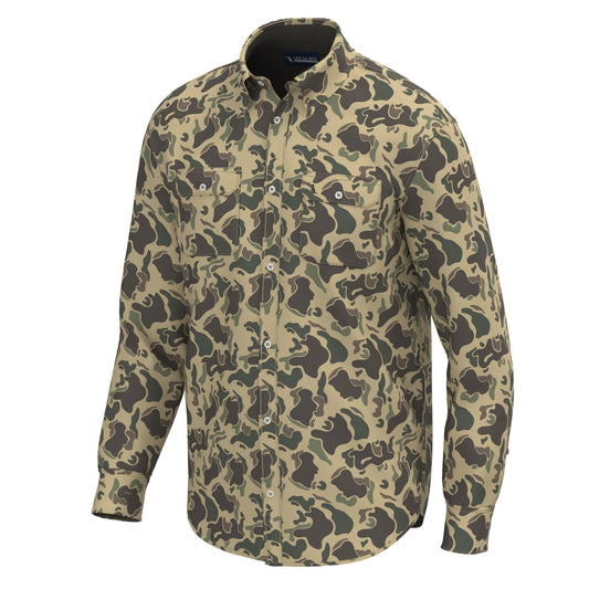 Camo Button Up - Retro Camo
