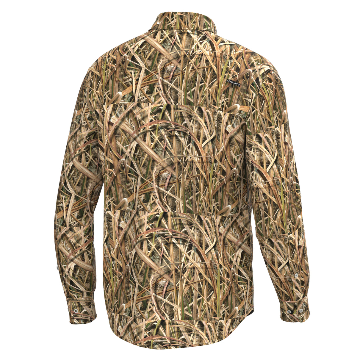 Camo Button Up - Mossy Oak Shadow Grass Blades