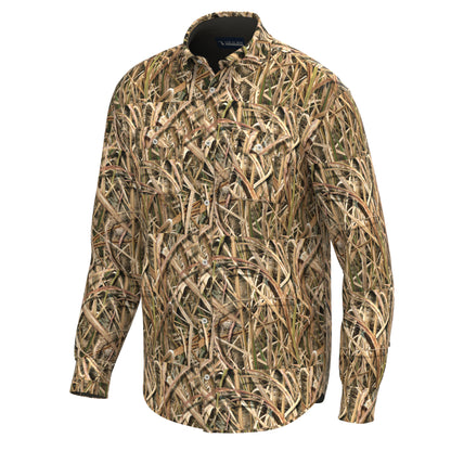 Camo Button Up - Mossy Oak Shadow Grass Blades