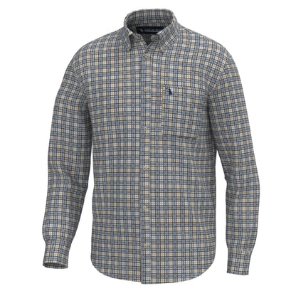 Faulk Dress Shirt - Slate/Rust/Navy