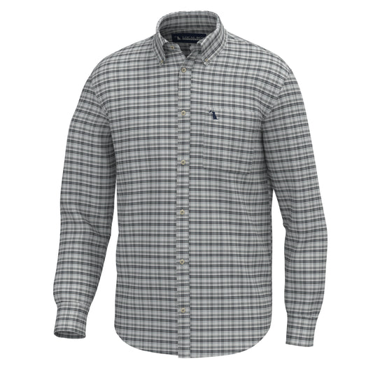 Scott Dress Shirt - Silver/Slate/Warm Gray