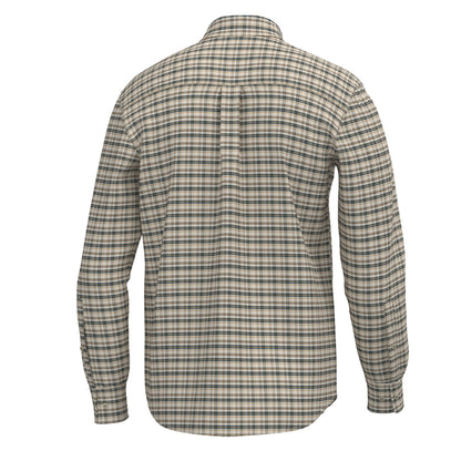 Youth Scott Dress Shirt - Sand/Rust/Navy
