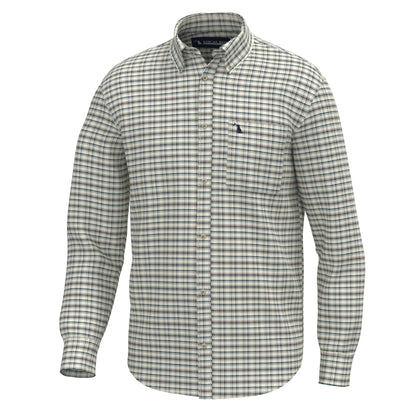 McNally Dress Shirt - Cream/Brown/Navy