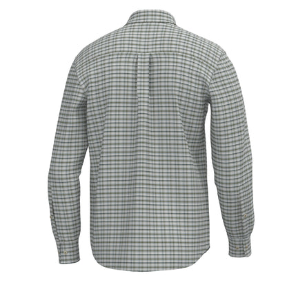 Youth McNally Dress Shirt - Silver/Smoky Teal/Olive