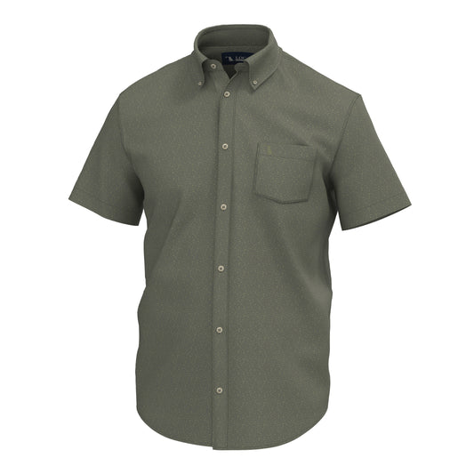 Lowcountry Button Down - Olive Shoal