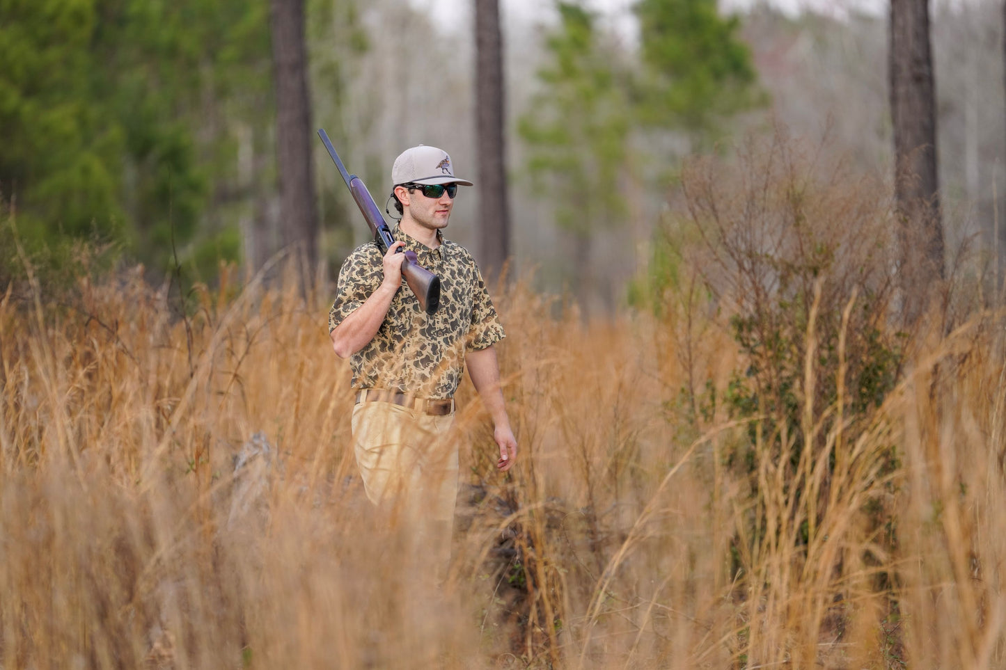 Lowcountry Button Down - Retro Camo