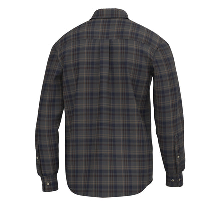 Robert Stretch Flannel - Charcoal/Navy/Brown
