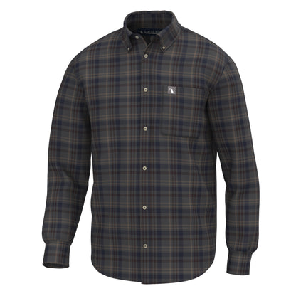 Robert Stretch Flannel - Charcoal/Navy/Brown
