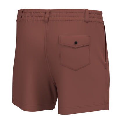 Volley Shorts - Mahogany