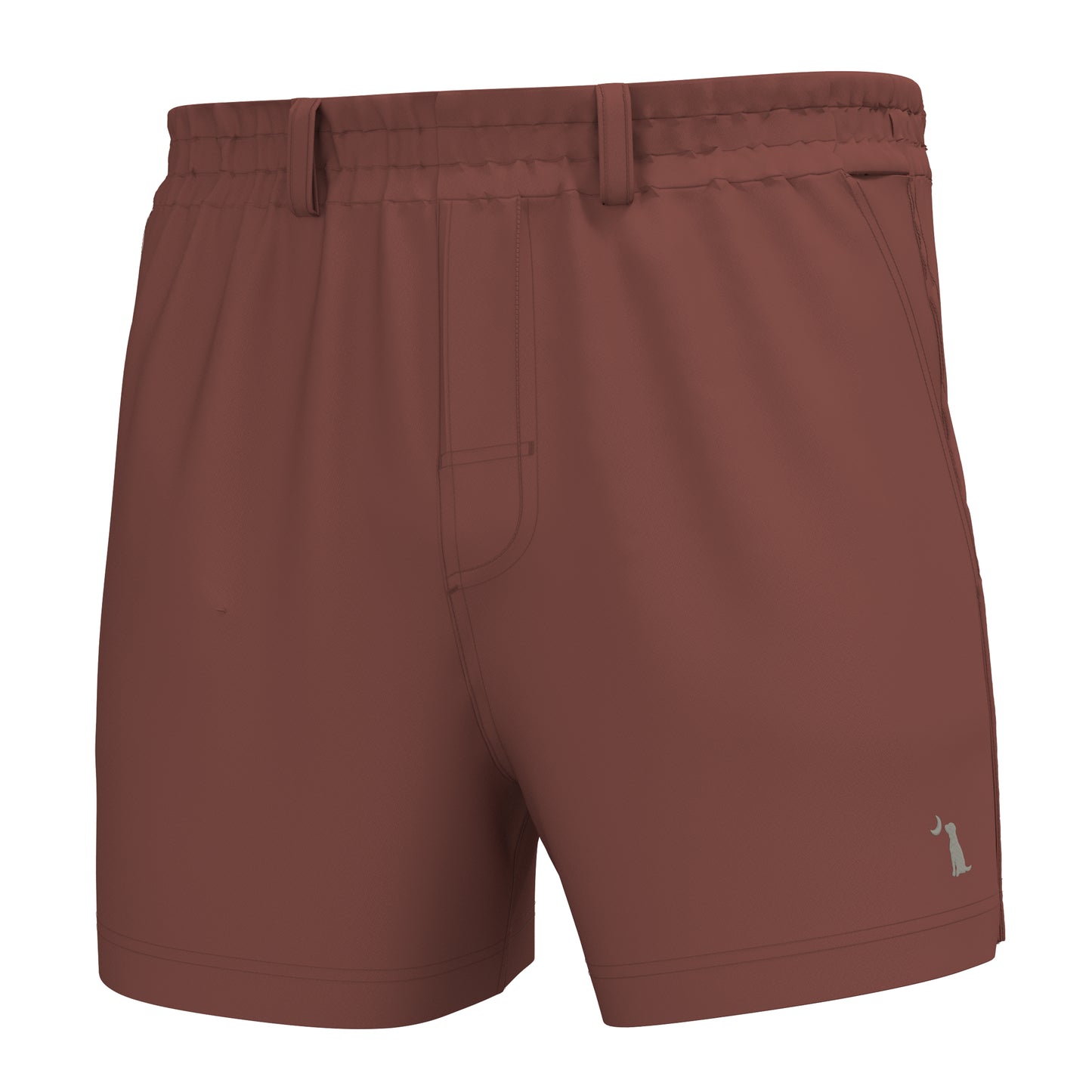 Volley Shorts - Mahogany