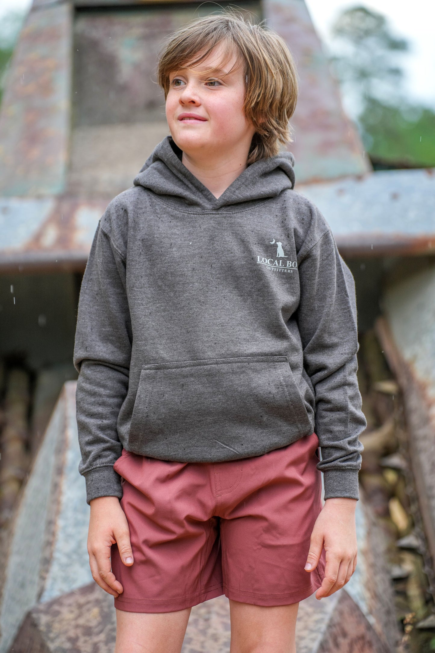 Youth Volley Short - Mahogany