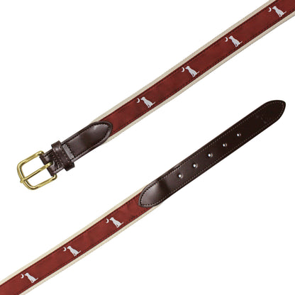 Ribbon Belt - Mahogany Dog & Moon