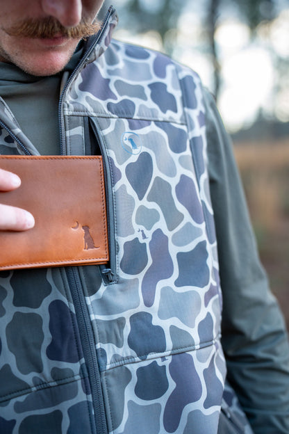Bi-Fold Leather Wallet - Leather