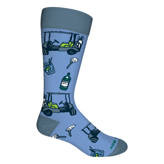 Dress Socks - Tipsy on the Green