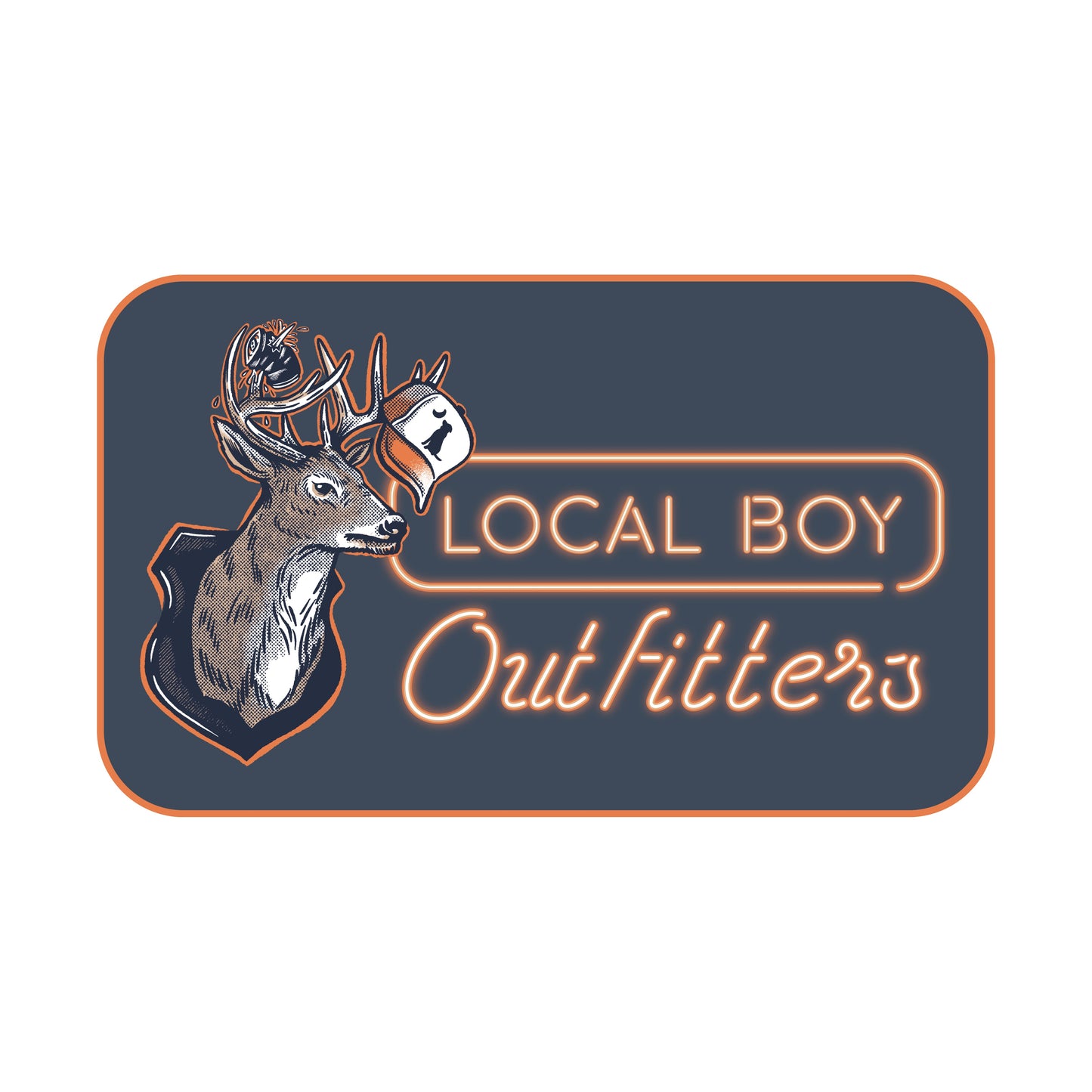 Neon Mount Decal