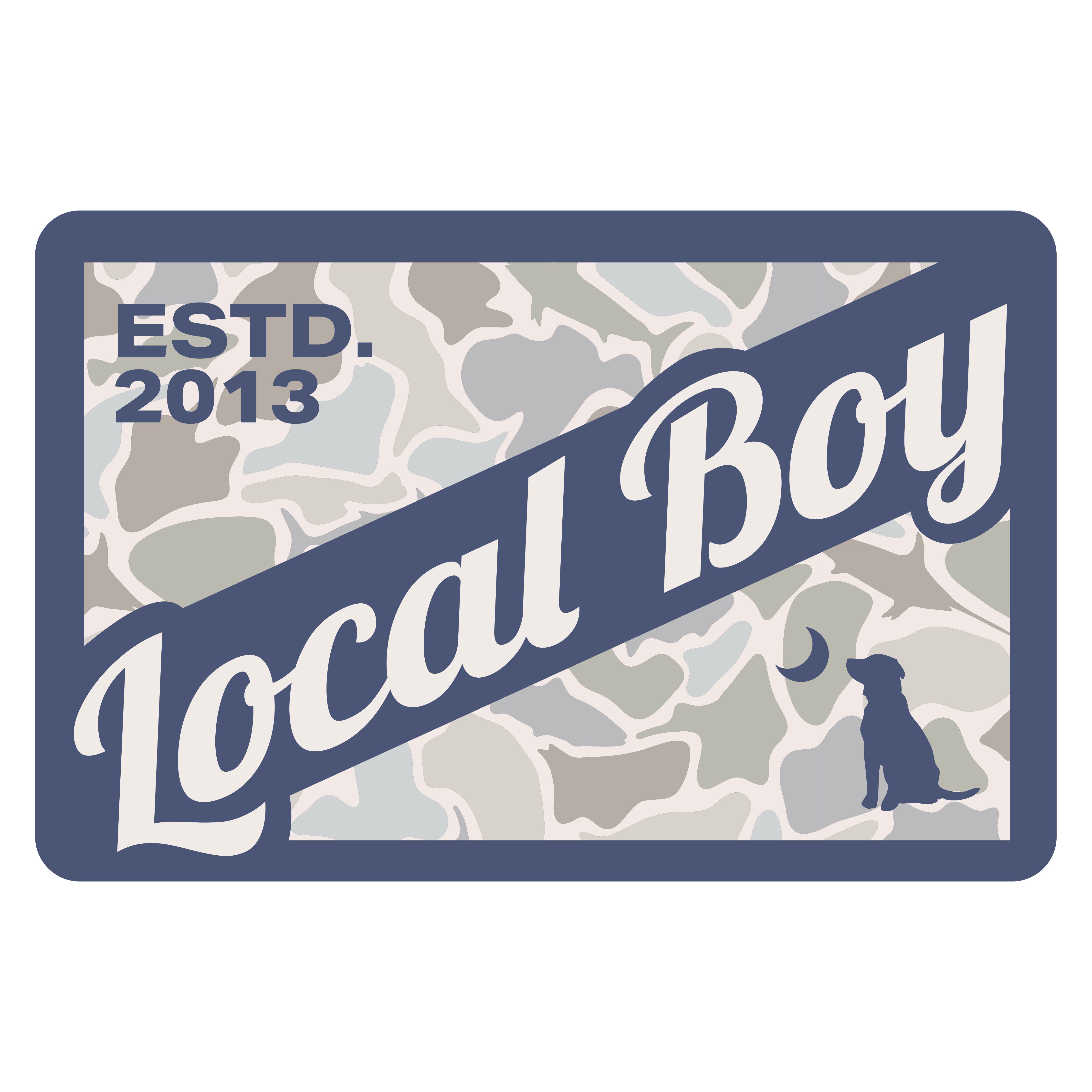 Camo Flag Saltwater Decal - Saltwater Camo – Local Boy Outfitters