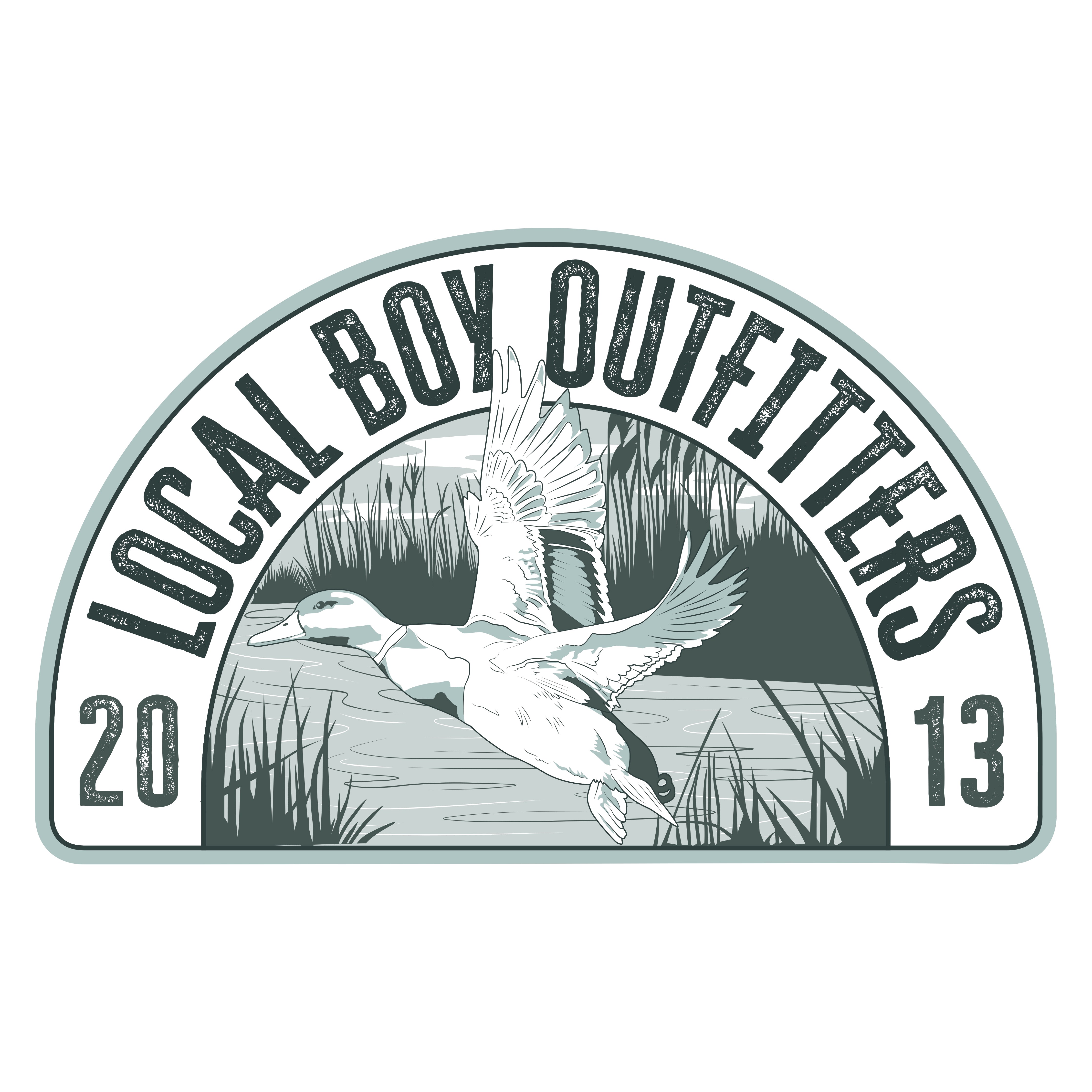 Mallard Arch Decal – Local Boy Outfitters