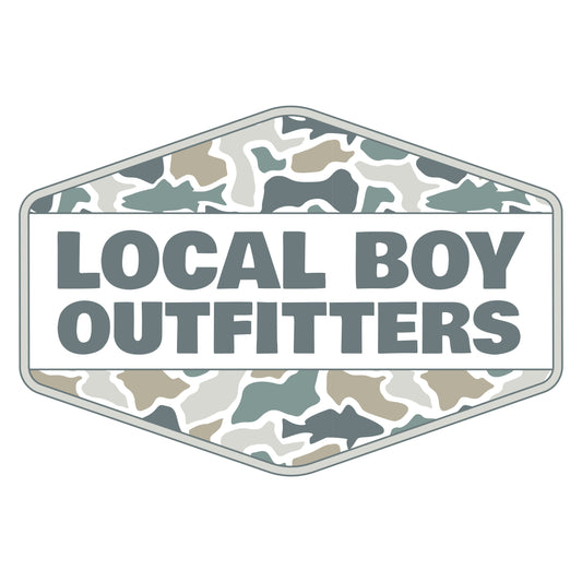 Fish Camo Diamond Crest Decal