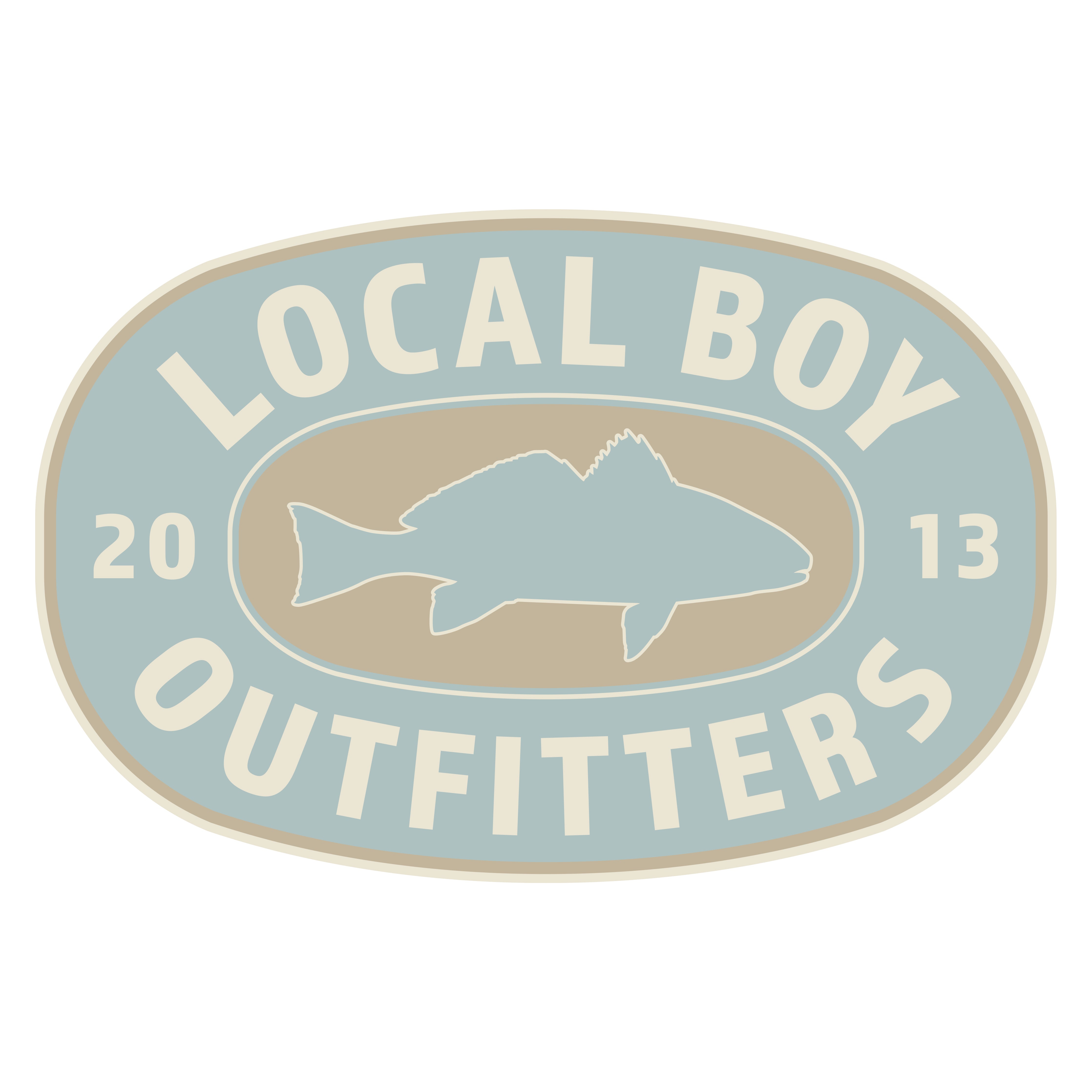 Sandy Red Decal – Local Boy Outfitters