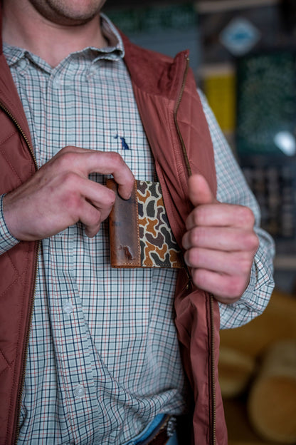Camo Bi-Fold Wallet - Localflage Vintage