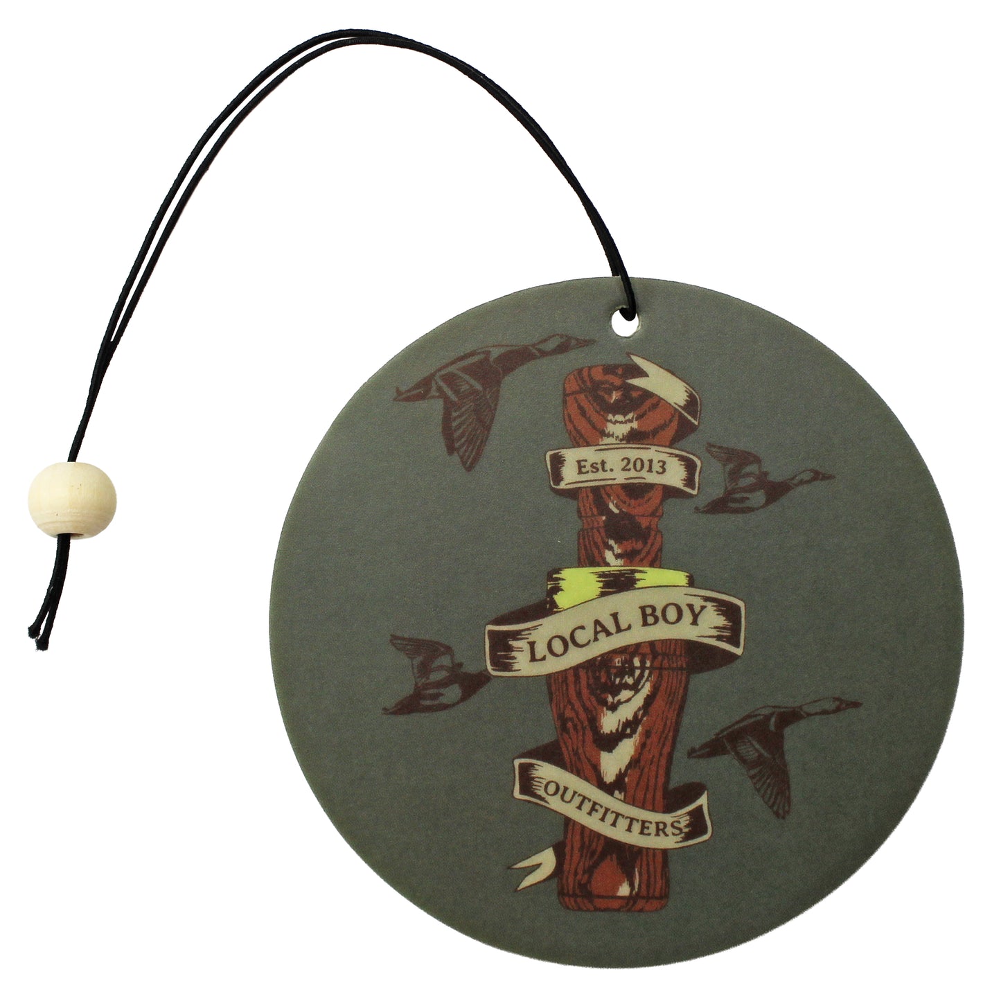 Wooden Call Air Freshener - Olive