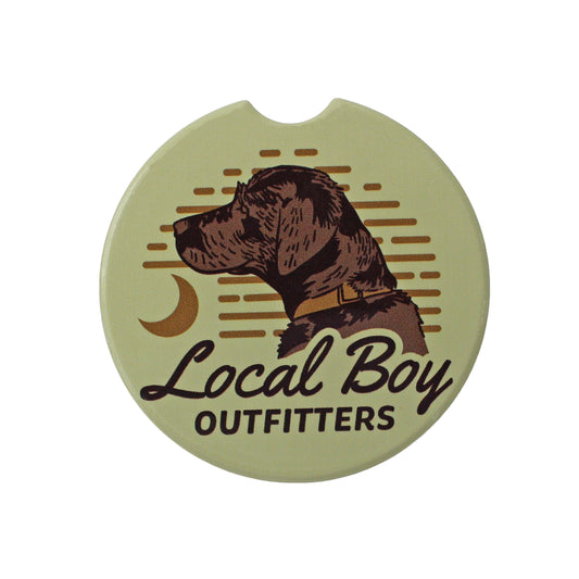 Lab Arch Car Coaster - Light Khaki