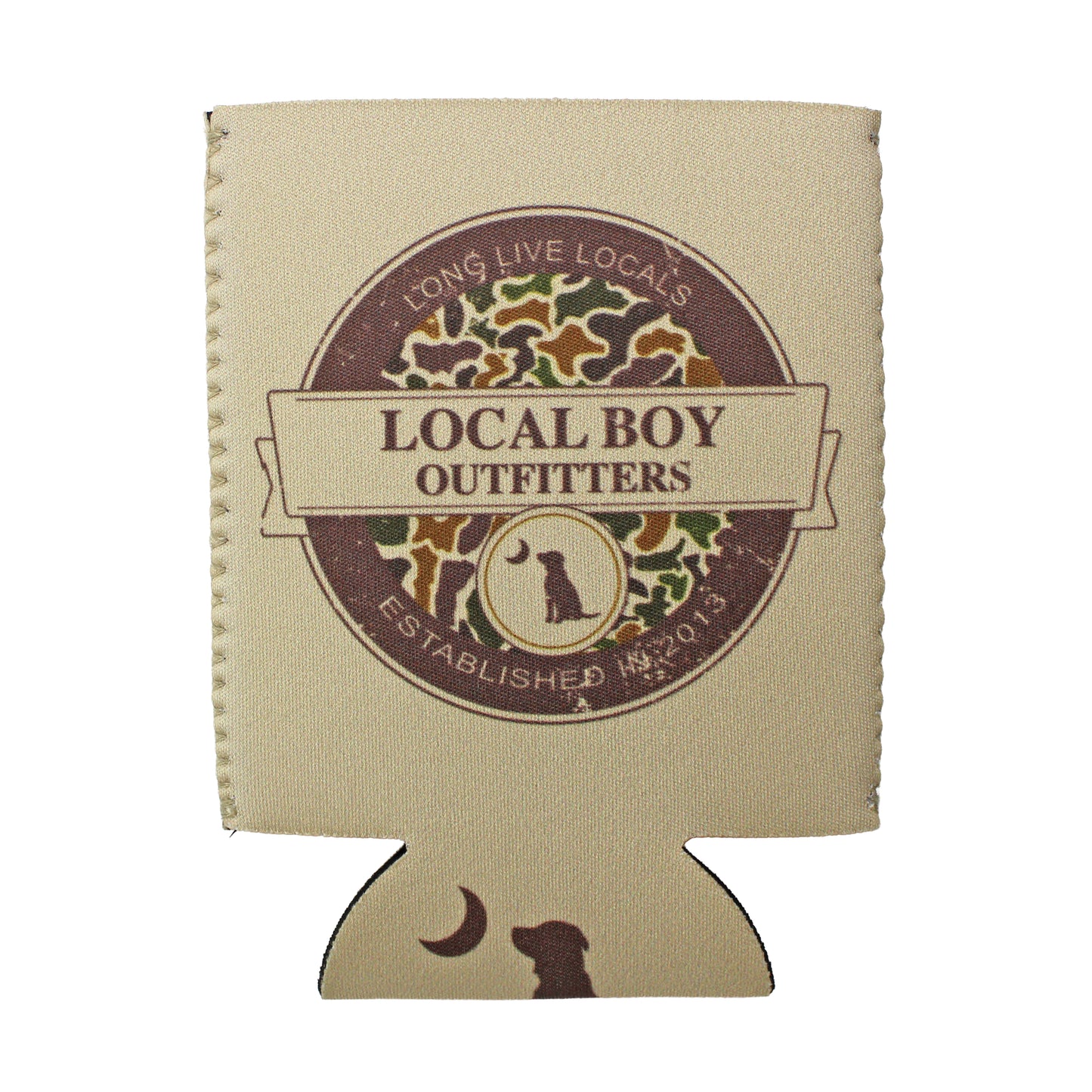 Vintage Sphere Koozie - Latte