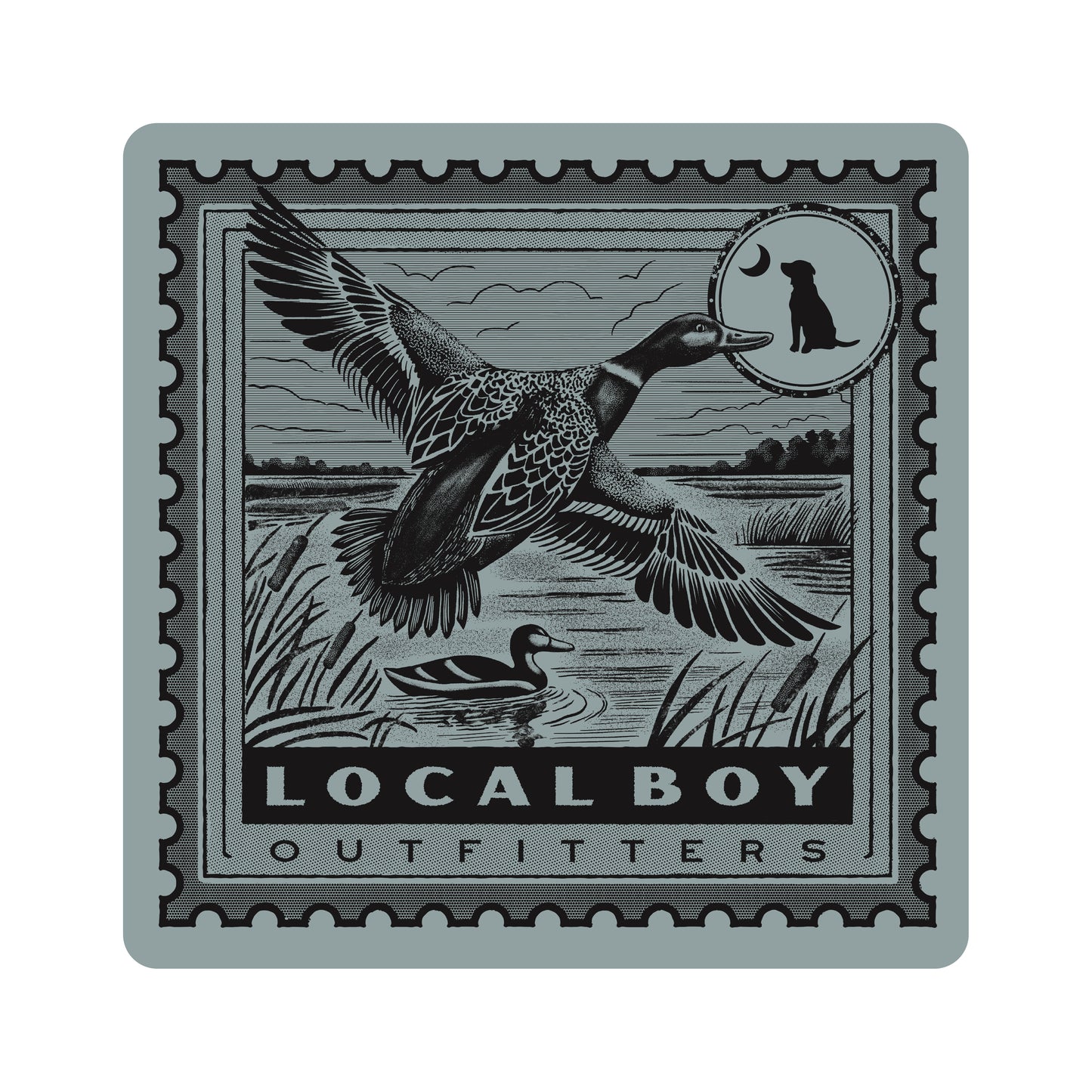 Duck Stamp Decal - Fog