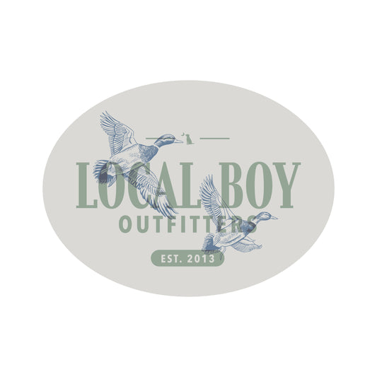 Lucky Ducks Decal - Silver