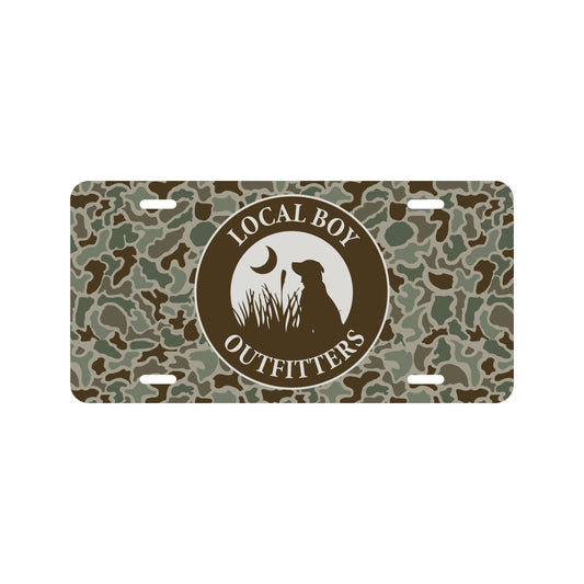 Original Circle License Plate - Localflage Forest