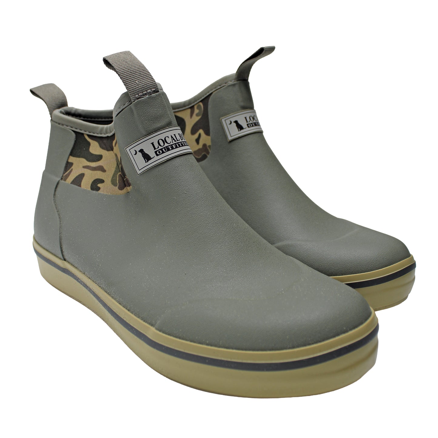 Rubber Boots - Dark Olive/Retro Camo