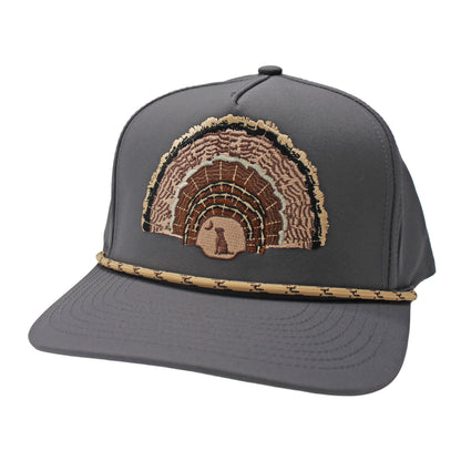Turkey Mount High Crown Rope Hat - Ash