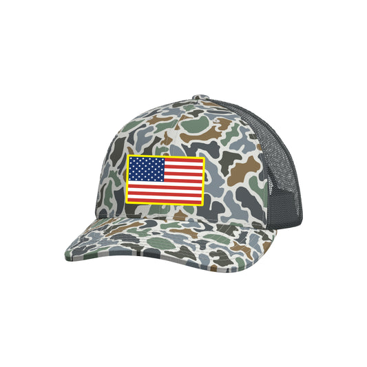 Patriotic Patch Trucker Hat - Localflage Bluff