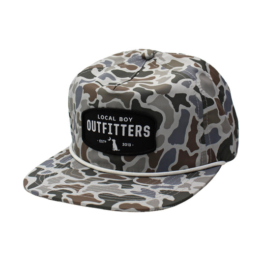 Woven Patch Low Profile Rope Hat