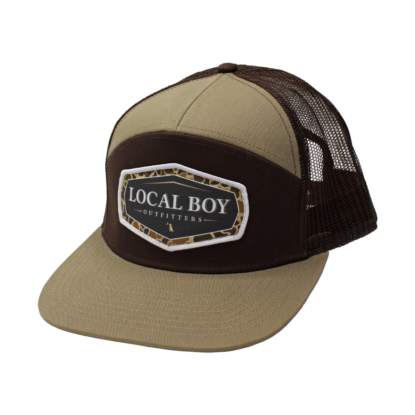 Vintage Emblem 7 Panel Hat